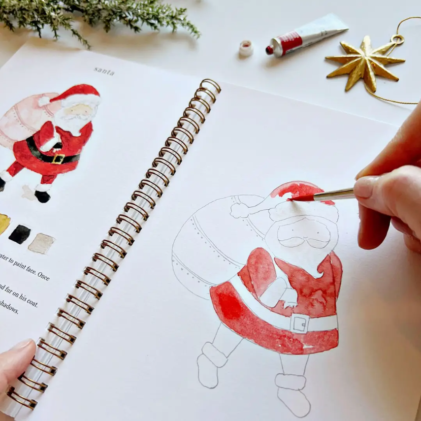 Emily Lex Studio Christmas Watercolour Workbook