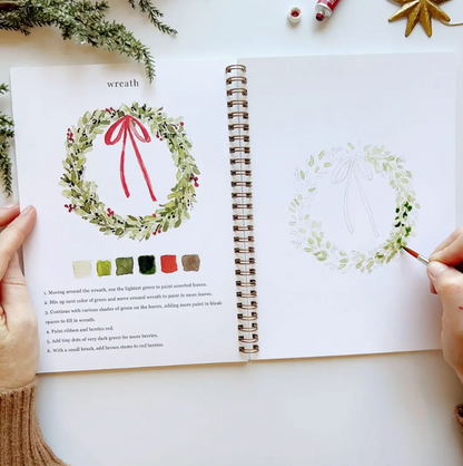 Emily Lex Studio Christmas Watercolour Workbook