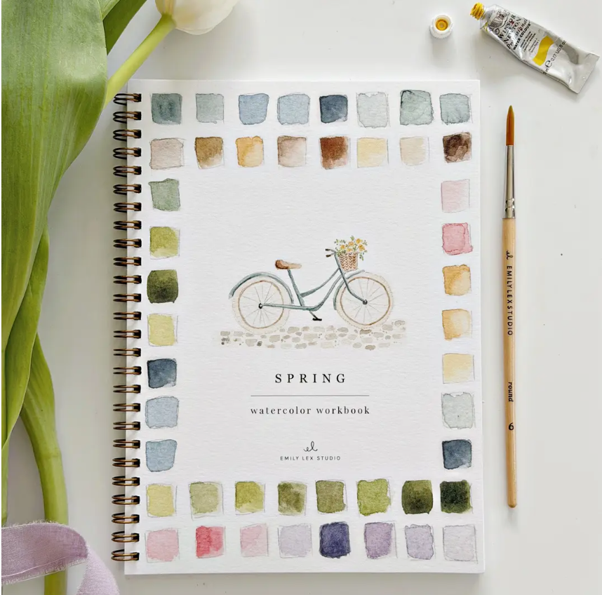Emily Lex Studio Spring Watercolour Workbook