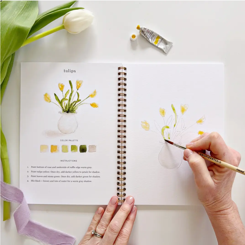 Emily Lex Studio Spring Watercolour Workbook