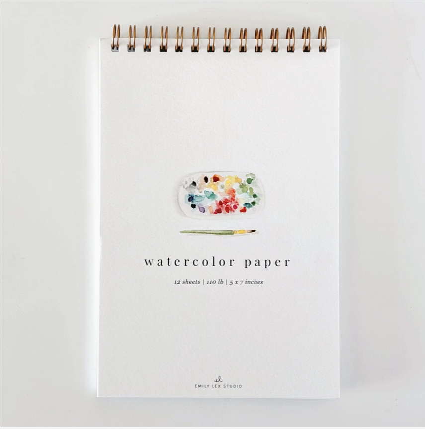 Emily Lex Studio Spiral Watercolour Paper Pad - 5x7