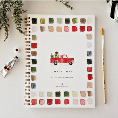 Emily Lex Studio Classic Christmas Watercolour Workbook 