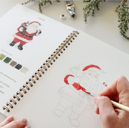 Emily Lex Studio Classic Christmas Watercolour Workbook 