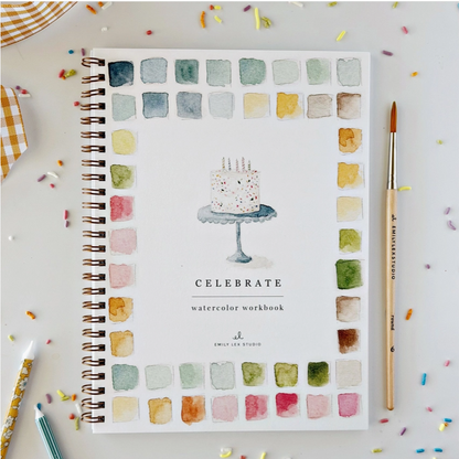 Emily Lex Studio Celebrate Watercolour Workbook 