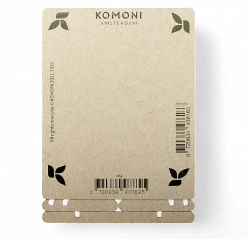 KOMONI POP-UP ART-FLORAL HUMMINGBIRD