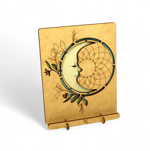 KOMONI POP-UP ART-MOON DREAMCATCHER