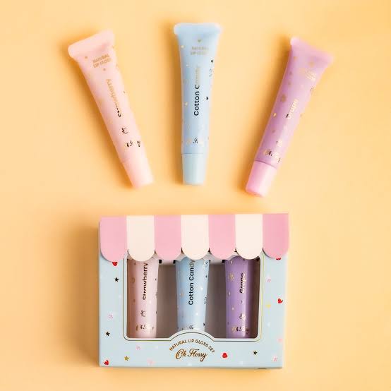 OH FLOSSY NATURAL LIP GLOSS SET