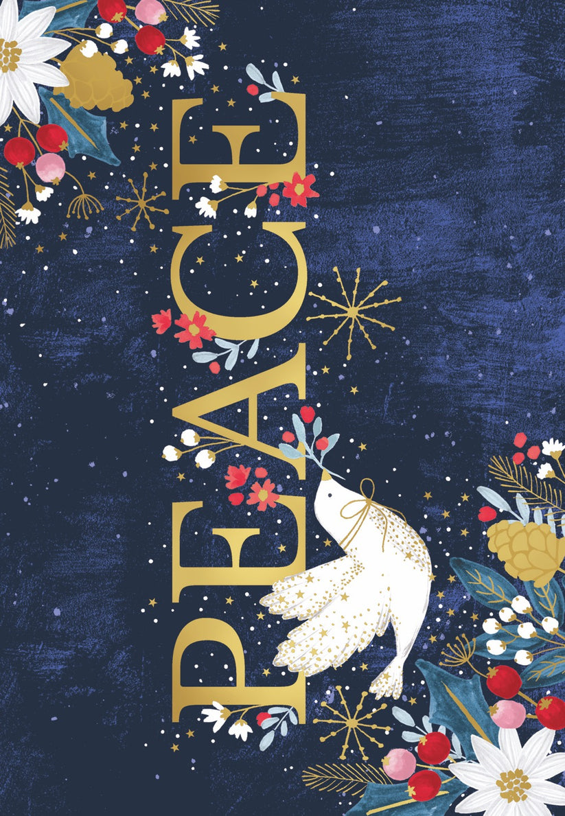 BEYOND BLUE PEACE DOVE CHARITY BOXED CHRISTMAS CARDS 