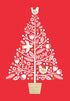 DEMENTIA AUSTRALIA NORDIC TREE CHARITY BOXED CHRISTMAS CARDS 