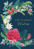 OVARIAN CANCER RESEARCH FOUNDATION BUSH GARLAND CHARITY BOXED CHRISTMAS CARDS 
