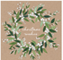 BEYOND BLUE MISTLETOE WREATH CHARITY BOXED CHRISTMAS CARDS 