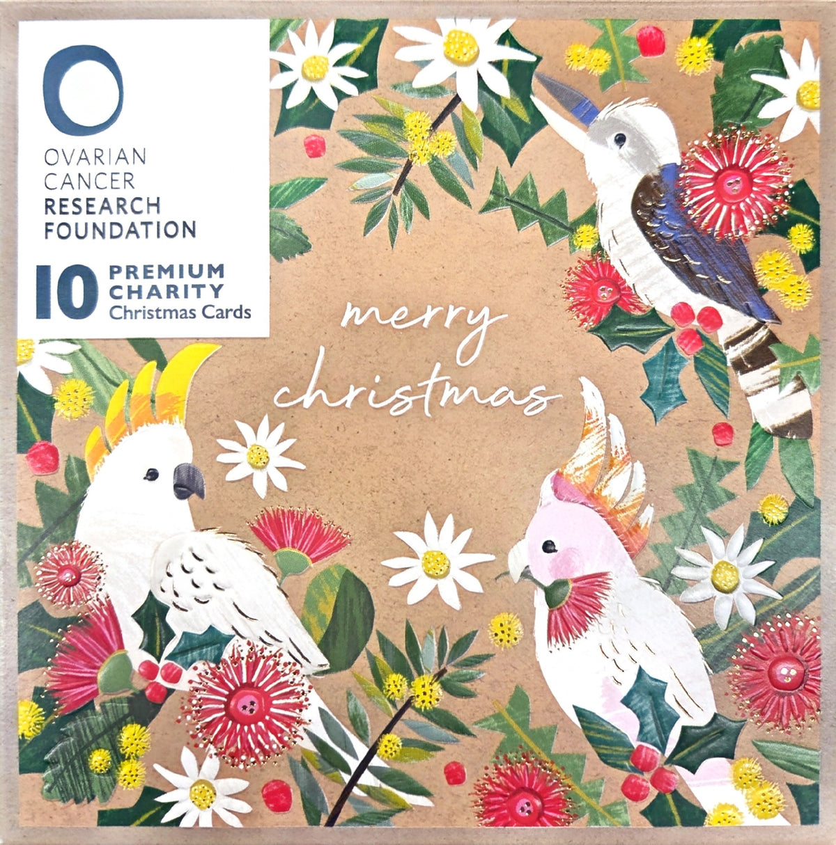 Ovarian Cancer Research Foundation Charity Christmas Cards NATIVE MENAGERIE
