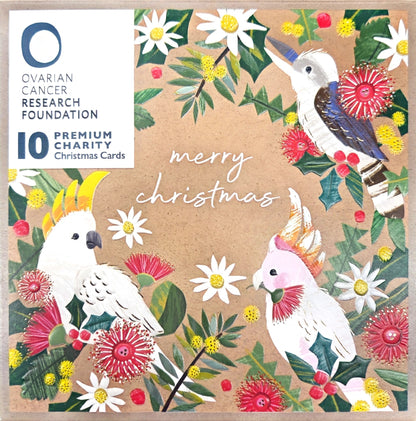 Ovarian Cancer Research Foundation Charity Christmas Cards NATIVE MENAGERIE
