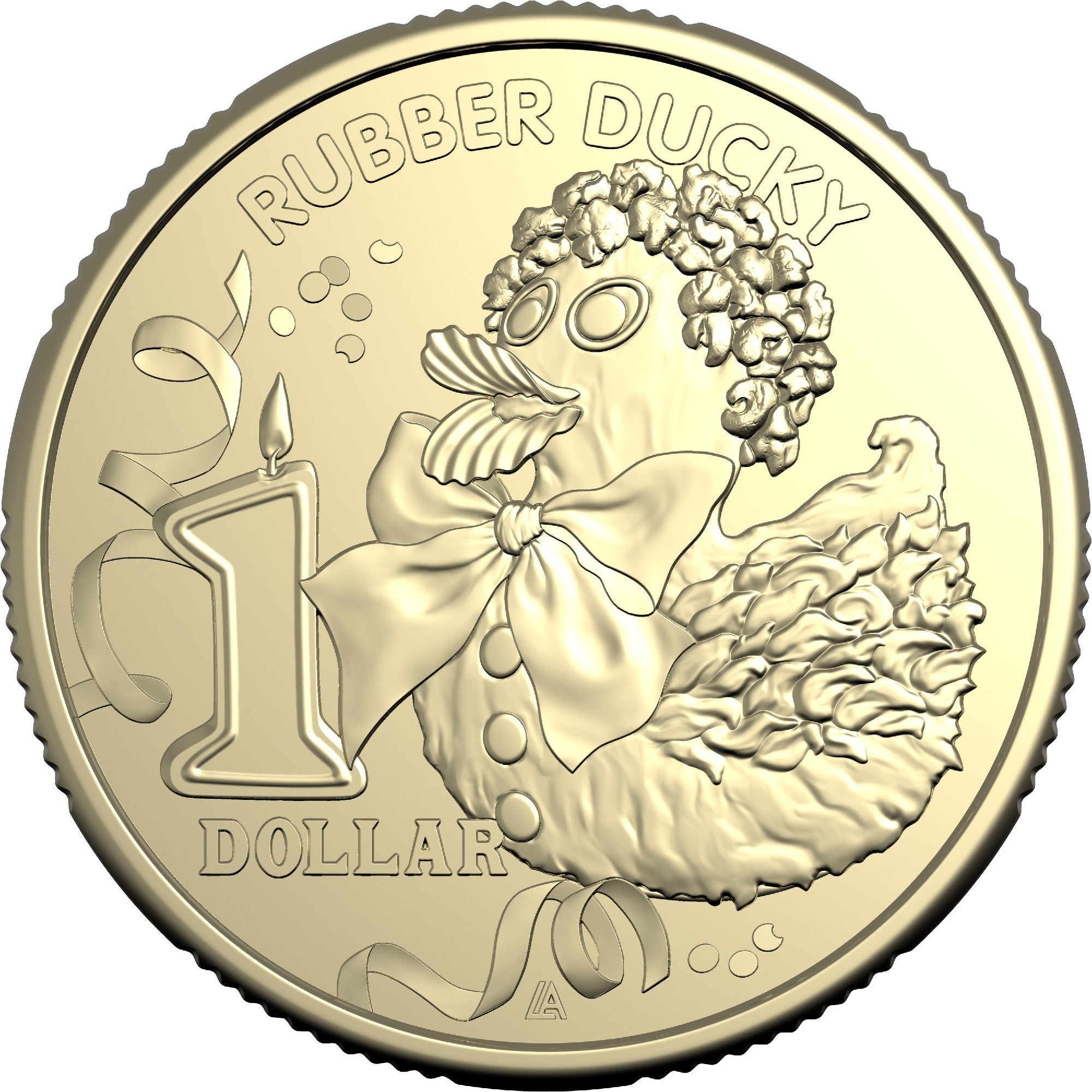 ROYAL AUSTRALIAN MINT 2025 $1 ALBR UNCIRCULATED COIN-RUBBER DUCKY