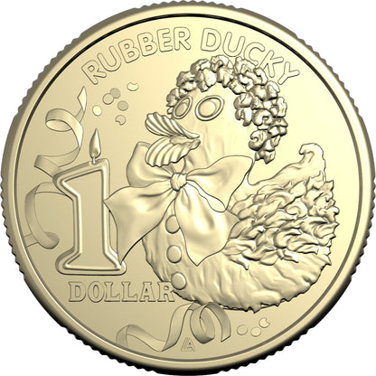 ROYAL AUSTRALIAN MINT 2025 $1 ALBR UNCIRCULATED COIN-RUBBER DUCKY