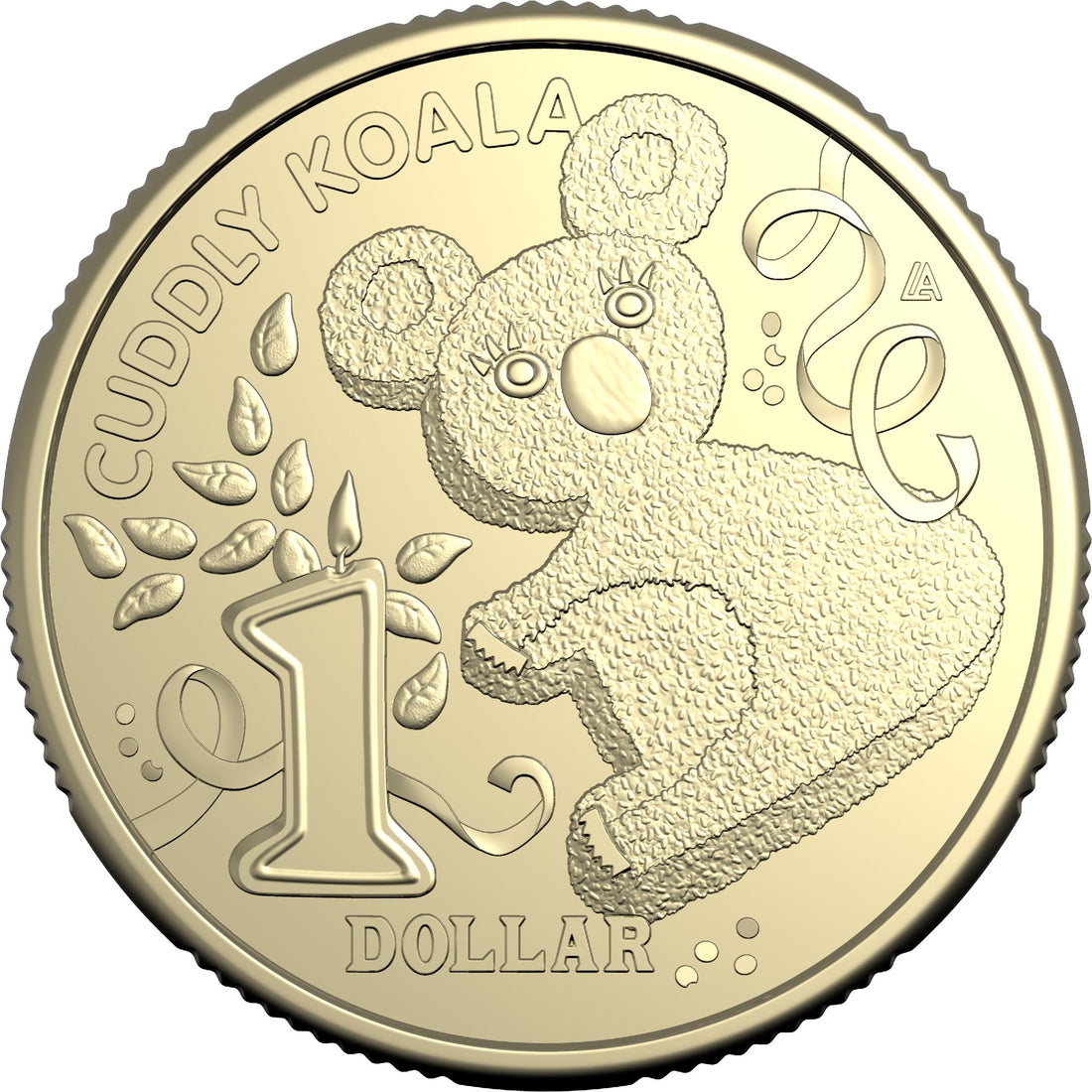 ROYAL AUSTRALIAN MINT 2025 $1 ALBR UNCIRCULATED COIN-CUDDLY KOALA