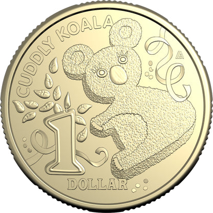 ROYAL AUSTRALIAN MINT 2025 $1 ALBR UNCIRCULATED COIN-CUDDLY KOALA