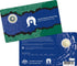 ROYAL AUSTRALIAN MINT 2025 $2 UNC ALBR COLOURED C MINTMARK 30TH ANNIVERSARY OF THE TORRES STRAIT ISLANDER FLAG CARDED COIN 