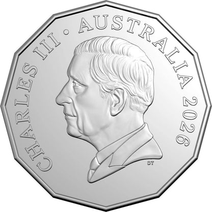 ROYAL AUSTRALIAN MINT COIN PACK 50CENT 2026 UNC COLOURED CELEBRATIONS
