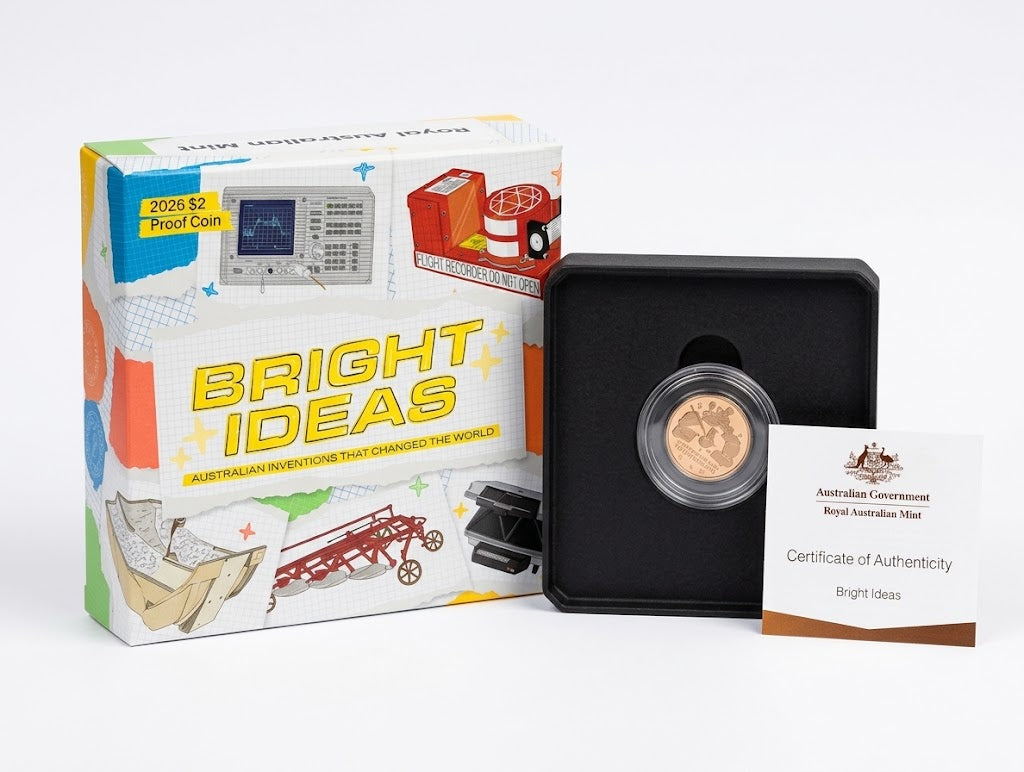 Royal Australian Mint Bright Ideas COIN PACK $2 2026 PROOF AIBr D1 Australian Inventions Program E