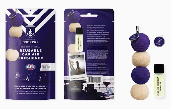 Smelly Balls Fremantle Dockers with Coconut + Lime Fragrance 