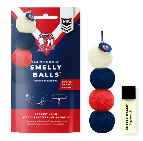 SMELLY BALLS SYDNEY ROOSTERS SET