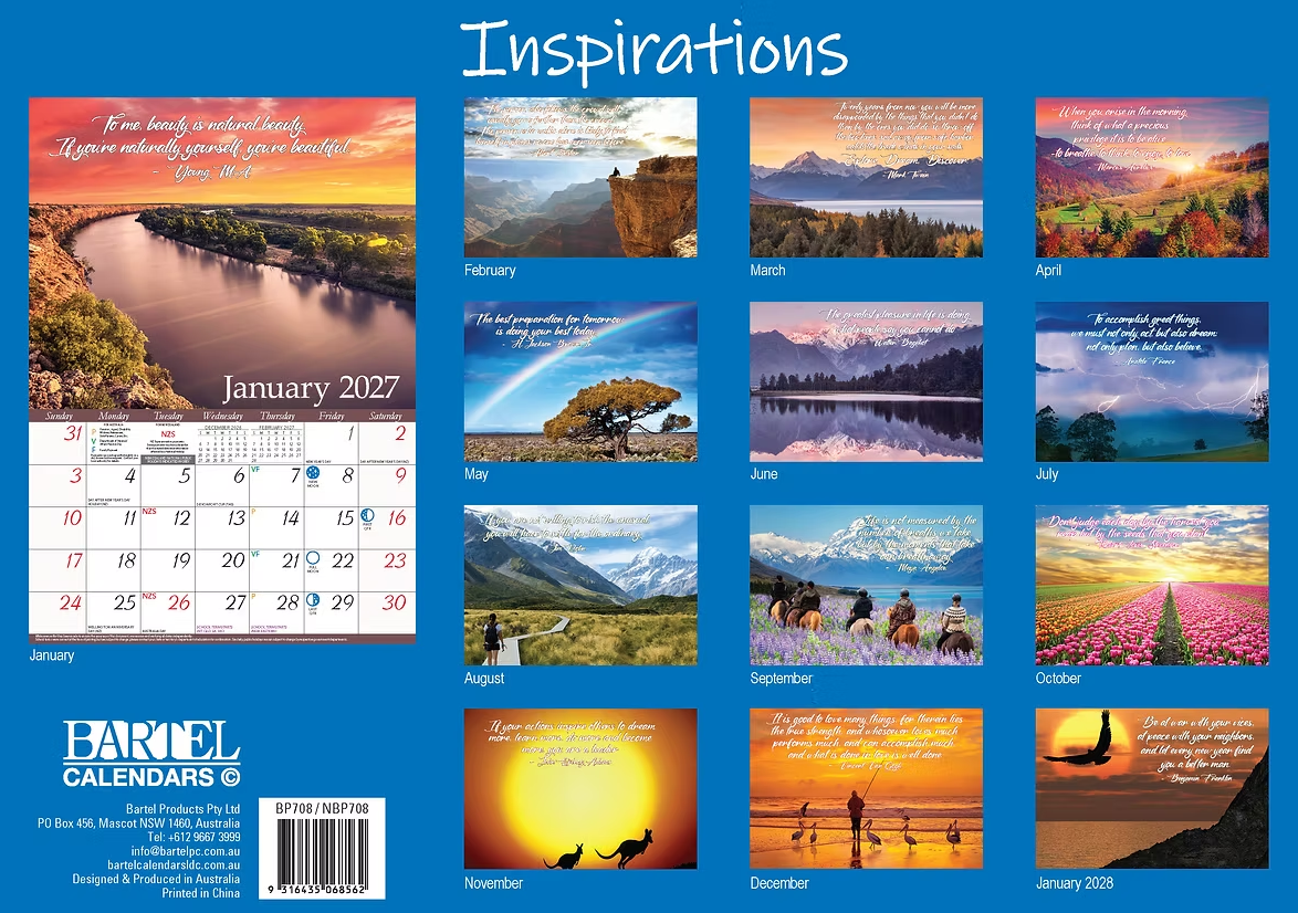 Calendar 2027 Big Print Inspirations