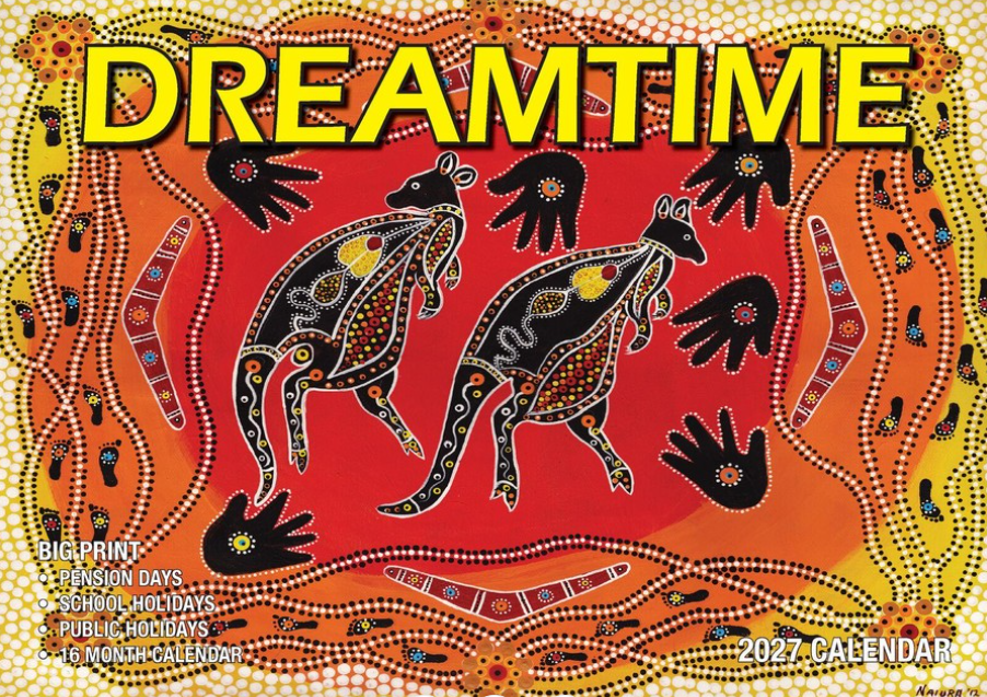 Calendar 2027 Big Print Dreamtime