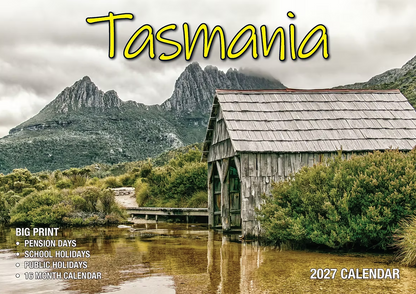Calendar 2027 Big Print Tasmania