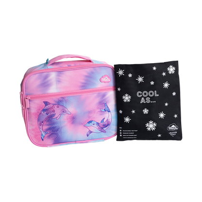 SPENCIL BIG COOLER LUNCH BAG+CHILL PACK-TIE-DYE SPLASH