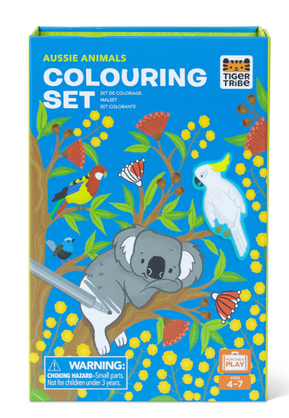 Tiger Tribe Colouring Set - Aussie Animals 