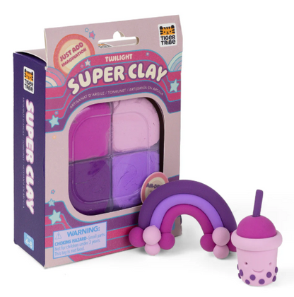 Tiger Tribe Super Clay Stationery - Twilight Purples 