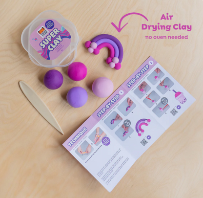 Tiger Tribe Super Clay Stationery - Twilight Purples 
