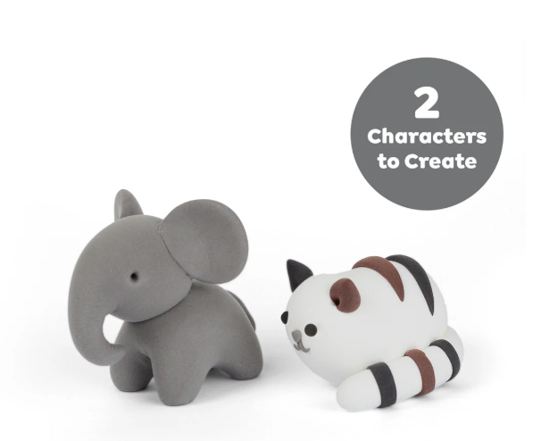 Tiger Tribe Super Clay Stationery - Moonrise Neutrals 
