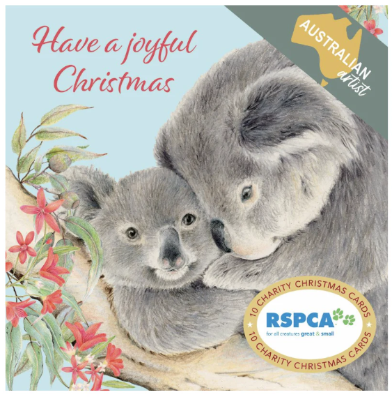 RSPCA-Christmas Card Wallet-Joyful Koala