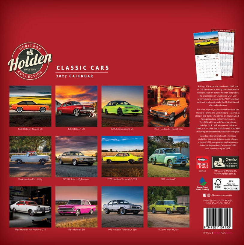 Classic Holden Cars 2027 Square