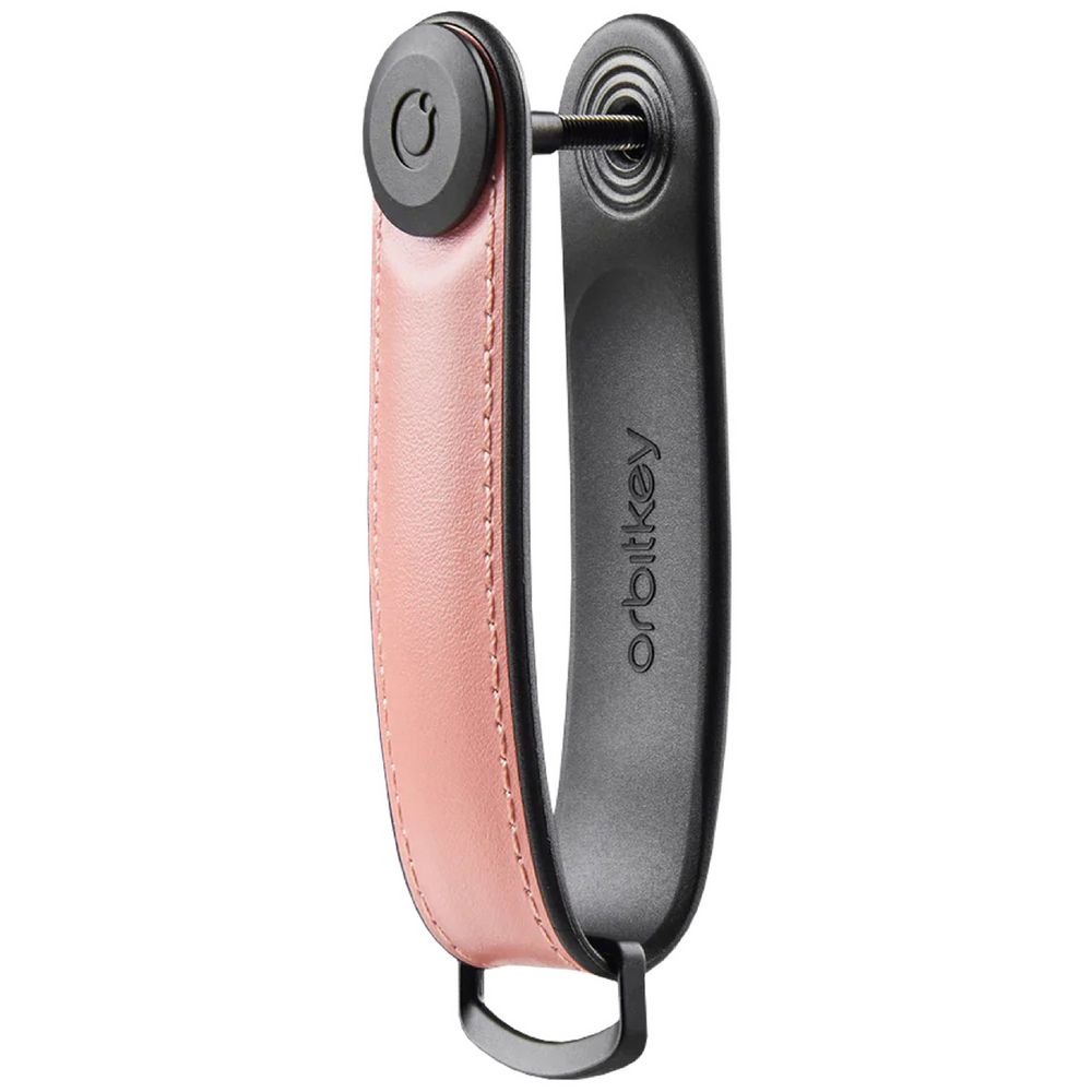 KEY ORGANISER HYBRID LEATHER PASTEL PINK