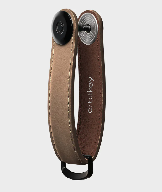 Orbitkey Key Organiser Matte Leather Mocha