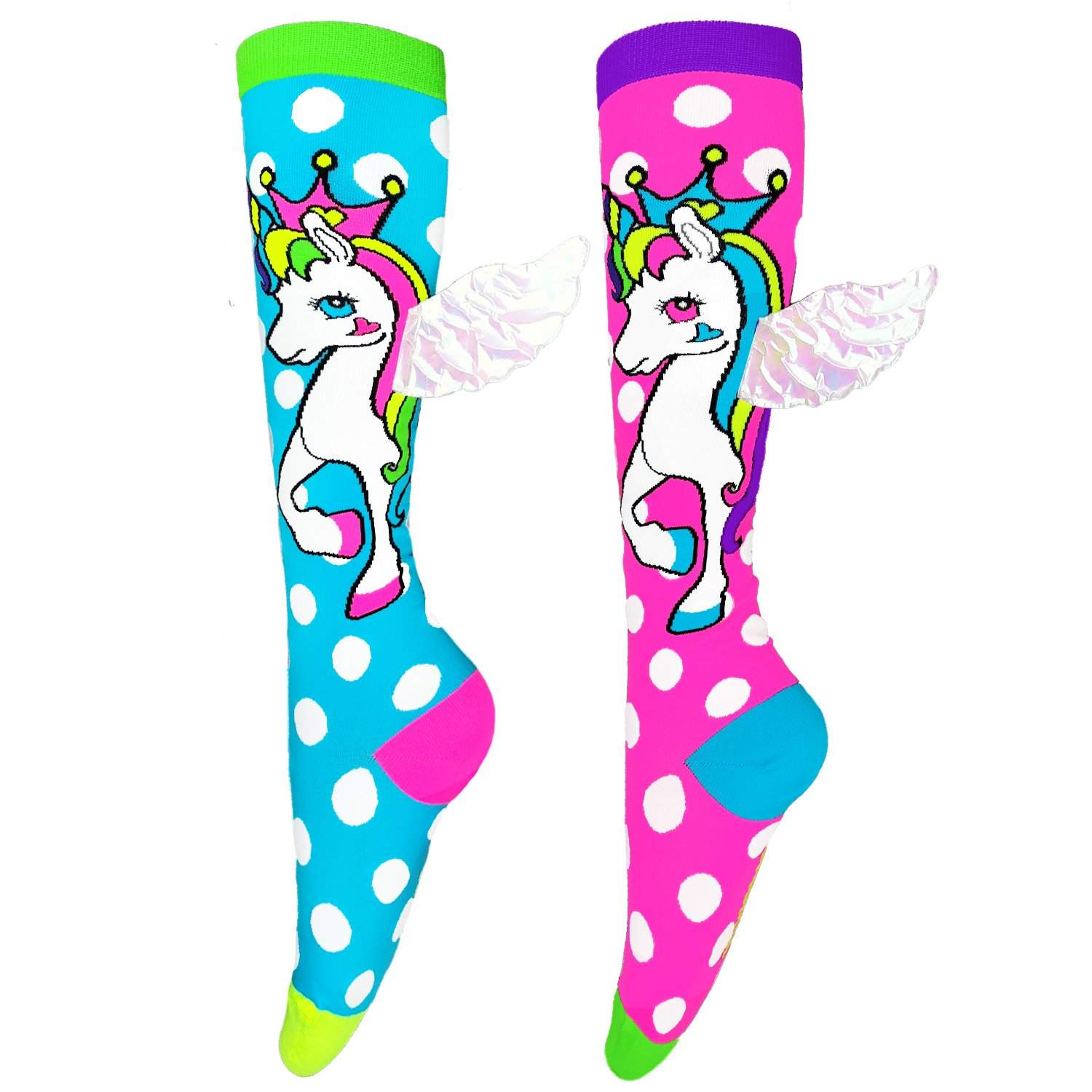 MadMia FLYING UNICORNS SOCKS KIDS &amp; ADULTS AGE 6-99
