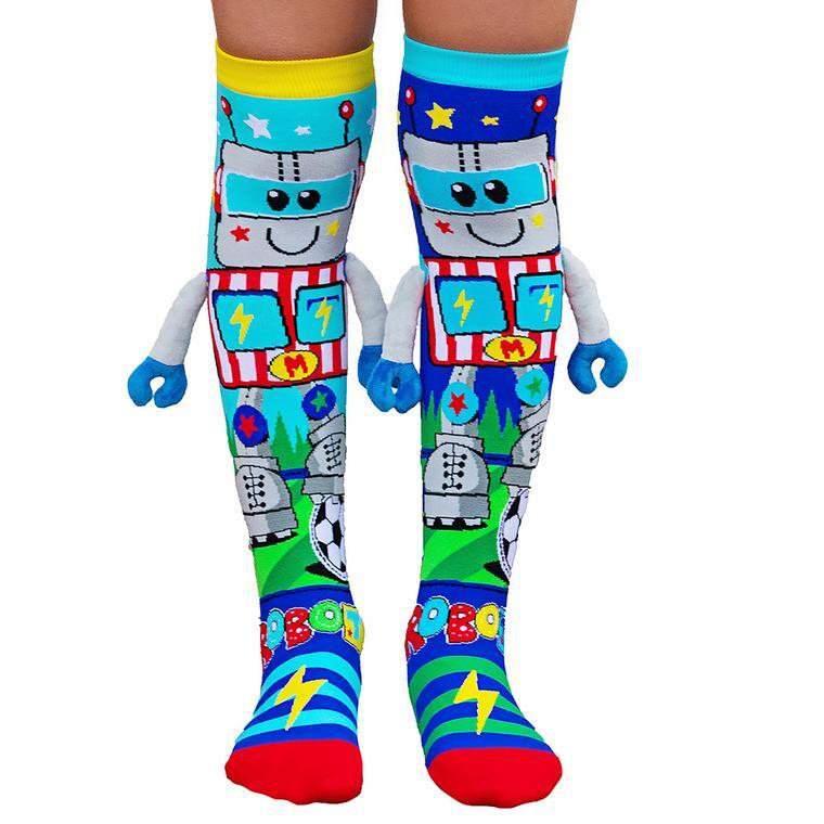 MADMIA ROBOT SOCKS KIDS &amp; ADULTS AGES 6-99