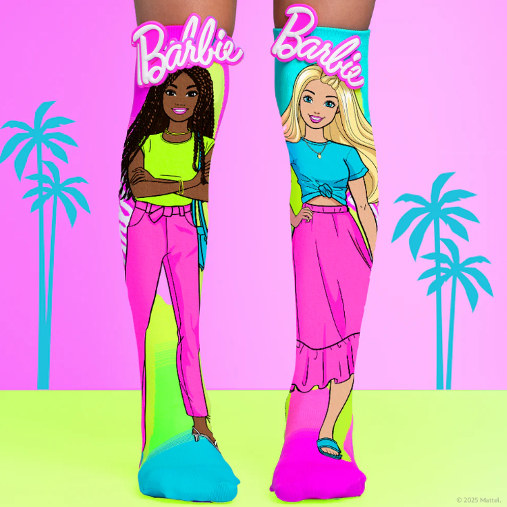 MADMIA BARBIE MALIBU SOCKS Kids &amp; Adults Age 6-99
