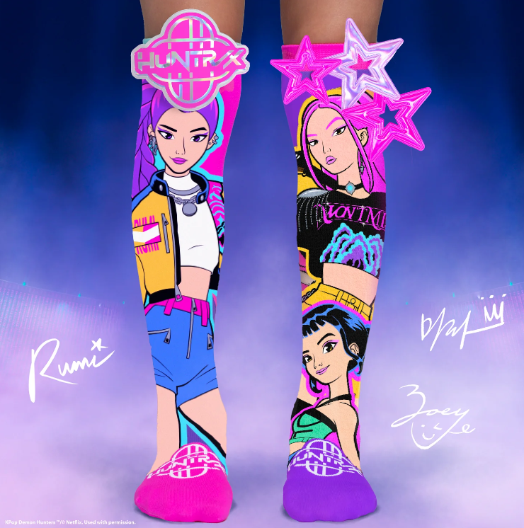 KPOP DEMON HUNTERS SOCKS PRE-ORDER Toddler Age 3-5