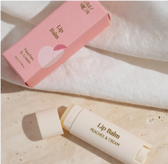 Stray Willow Lip Balm - Peaches and Cream