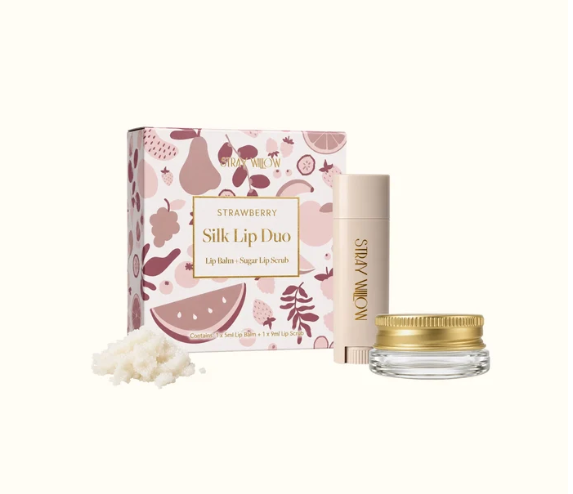 Stray Willow Silk Lip Duo - Strawberry