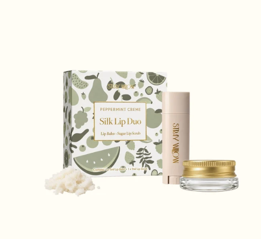 Stray Willow Silk Lip Duo - Peppermint Crème