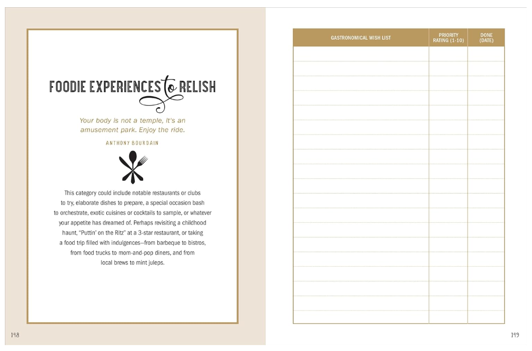 MY BUCKET LIST JOURNAL