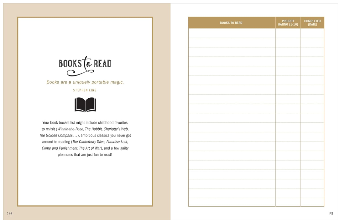 MY BUCKET LIST JOURNAL