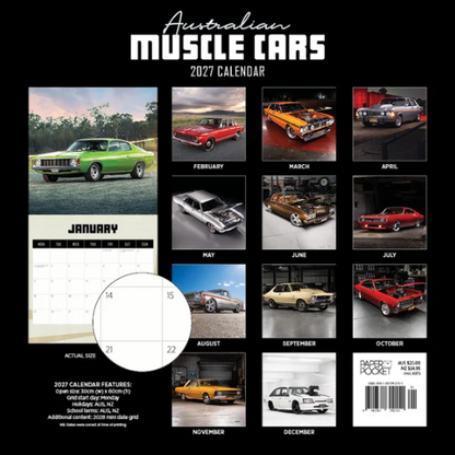 AUSTRALIAN MUSCLE CAR CALENDAR: 2027