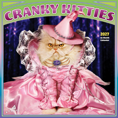 Avanti Cranky Kitties 2027 Square FOIL