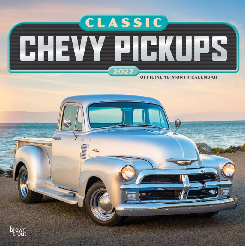 Classic Chevy Pickups 2027 Square FOIL